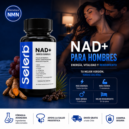NAD+ | Multivitamínico potenciador para hombres