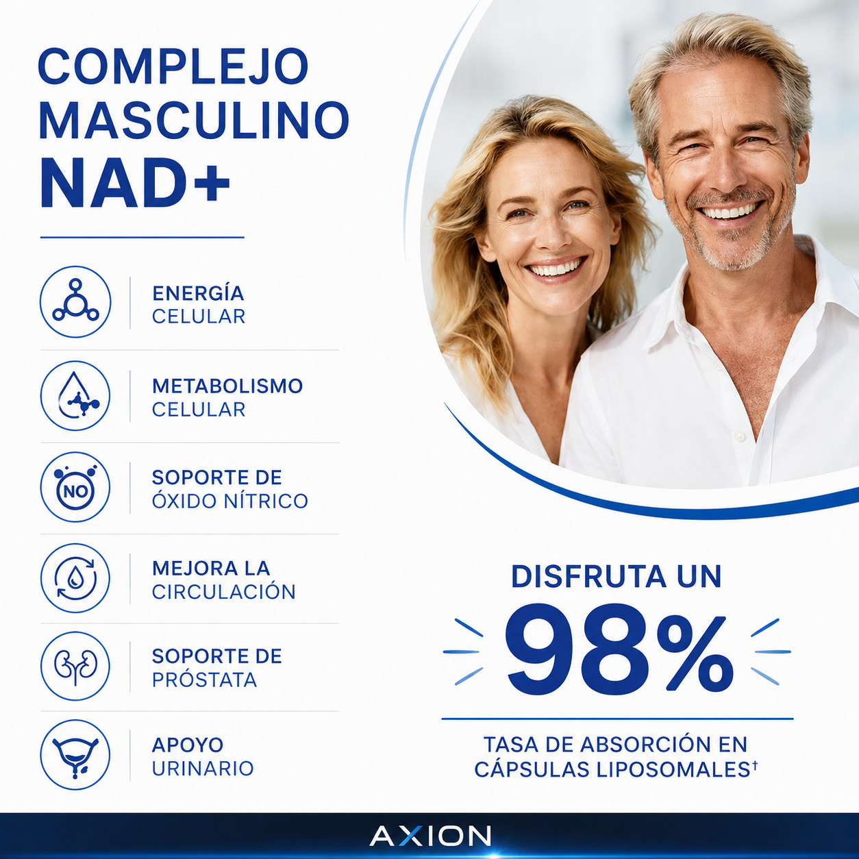 NAD+ | Multivitamínico potenciador para hombres