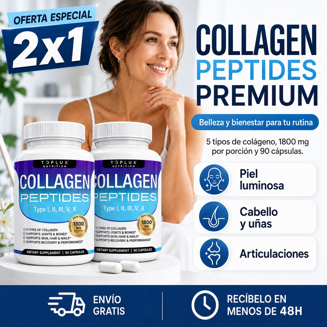 Collagen Peptides® | Colágeno Peptídico para piel, cabello y salud
