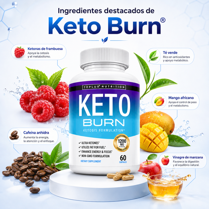 Keto Burn® | Apoyo para quemar grasa, energía y control de peso