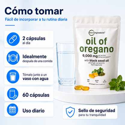 Óregano Vital® | Adiós a la Hinchazón y Peso