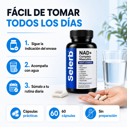 NAD+ | Multivitamínico potenciador para hombres